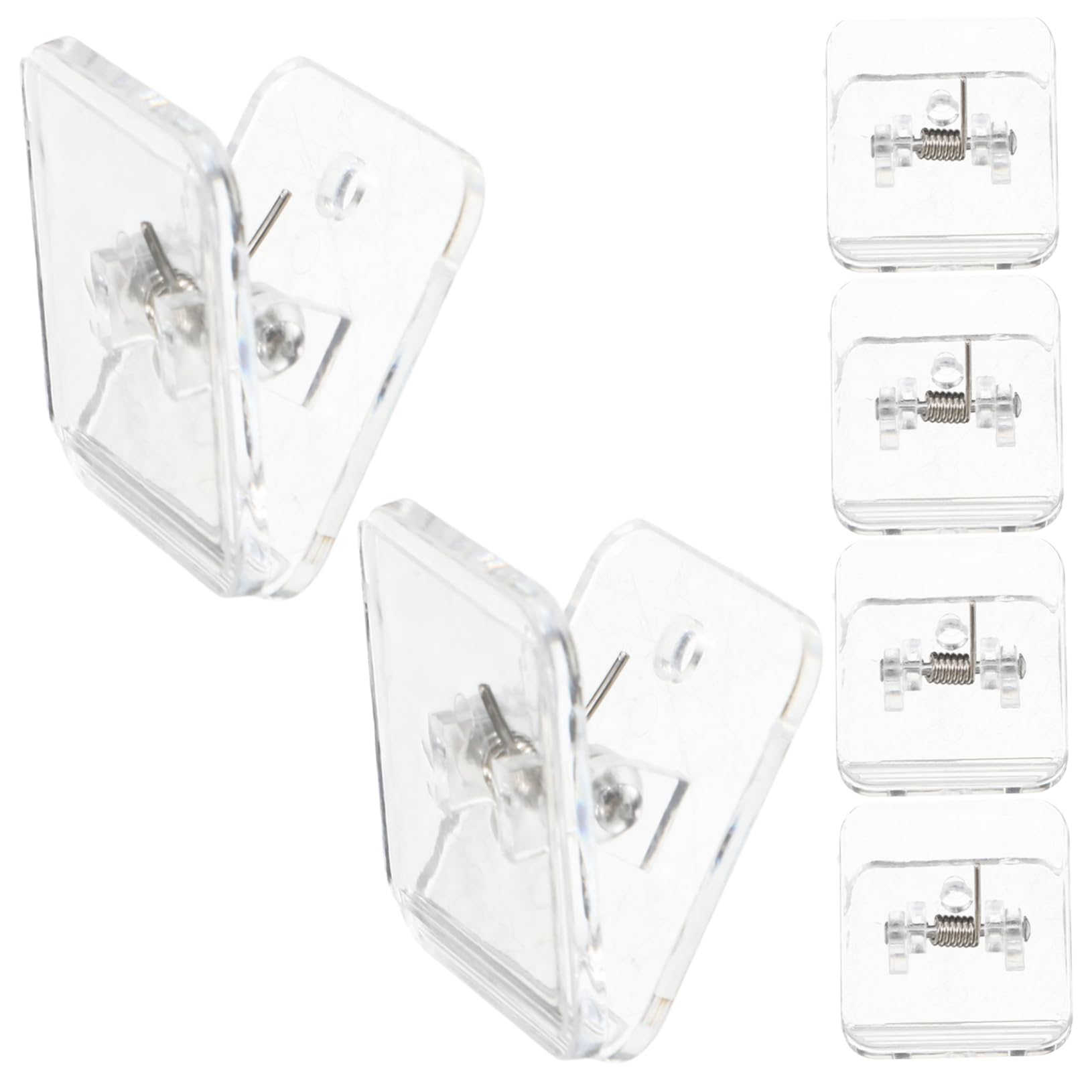 HANABASS Dog Potty Pad Wall Holder Adhesive Training Pad Clips for Dogs 6 Pack No Slip Indoor Use