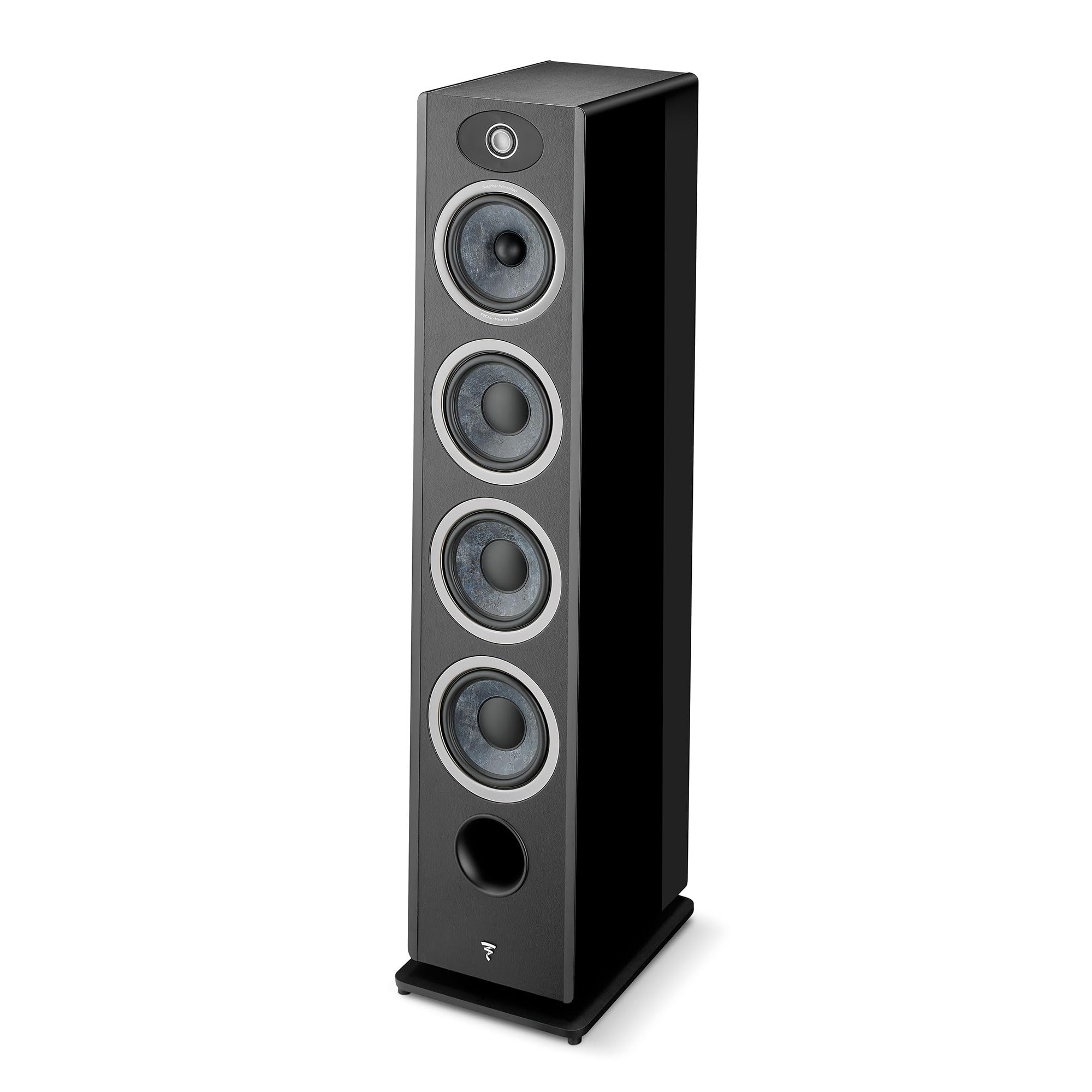 Focal Omada N°3 3-Way Floorstanding Speaker with Powerful Dynamics (Black High Gloss)