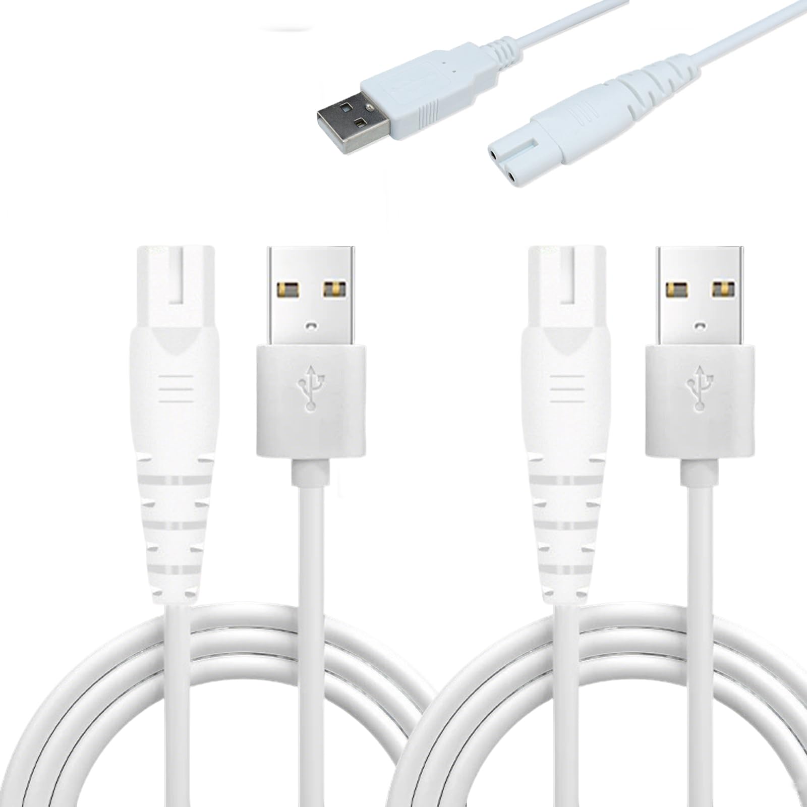 Photo 1 of Water Flosser USB Charging Cable Replacement 2 Pack,5V Power Cord Compatible with Nicwell,Fairywill,Aquasonic,Nicefeel,Oralfree, MOSPRO,Cremax,Tovendor,Hangsun,Insmart,Zerhunt Oral Irrigators