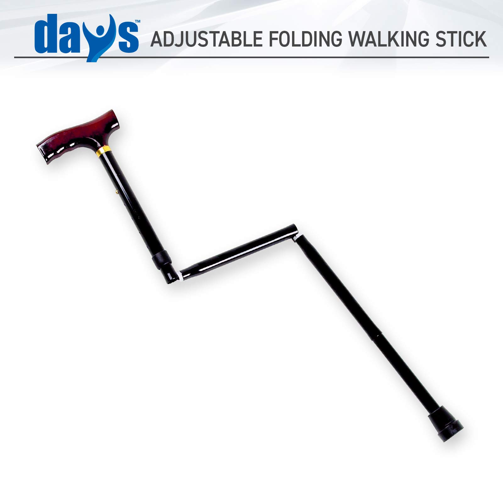 Patterson Medical laska z regulacją wysokości, składana, 74-83,5 cm