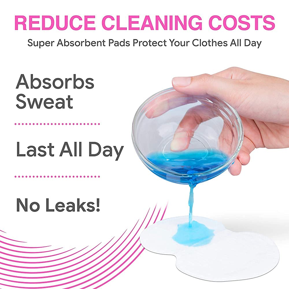 Unequetrend Underarm Sweat Pads - Disposable Armpit Sweat Pads To Fight Hyperhidrosis And Excessive Sweating For Women And Men - Non Visible Dress Shields/Guard Provides Armpit Protection (30) 4
