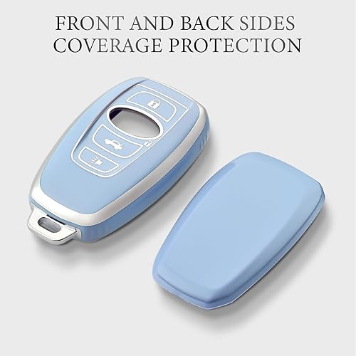 Miniatura 6 de OFFCURVE Funda protectora para llave de automóvil Subaru, funda protectora de TPU suave para Subaru CrossTrek Ascent Forester Outback WRX Ascent BRZ