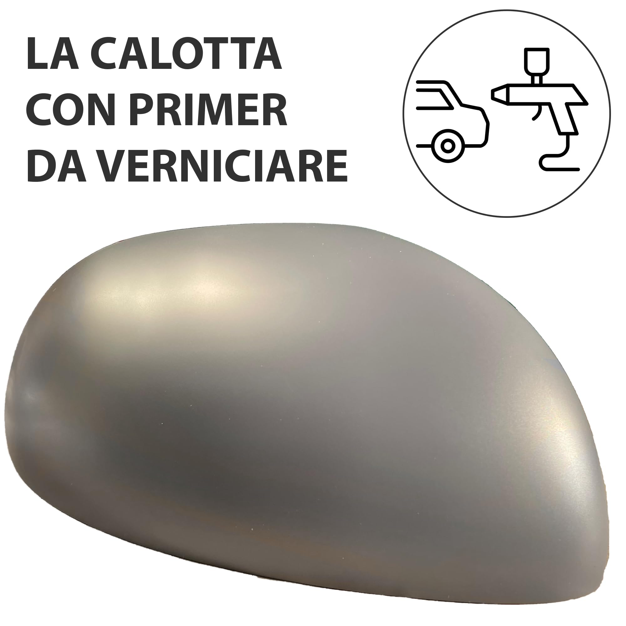 Specchietto laterale destro per FIAT 500L, Regolazione ELETTRICA, Lato Passegero, Vetro Riscaldabile, Con Sensore Temperatura, Oem : 735558566, 735564662