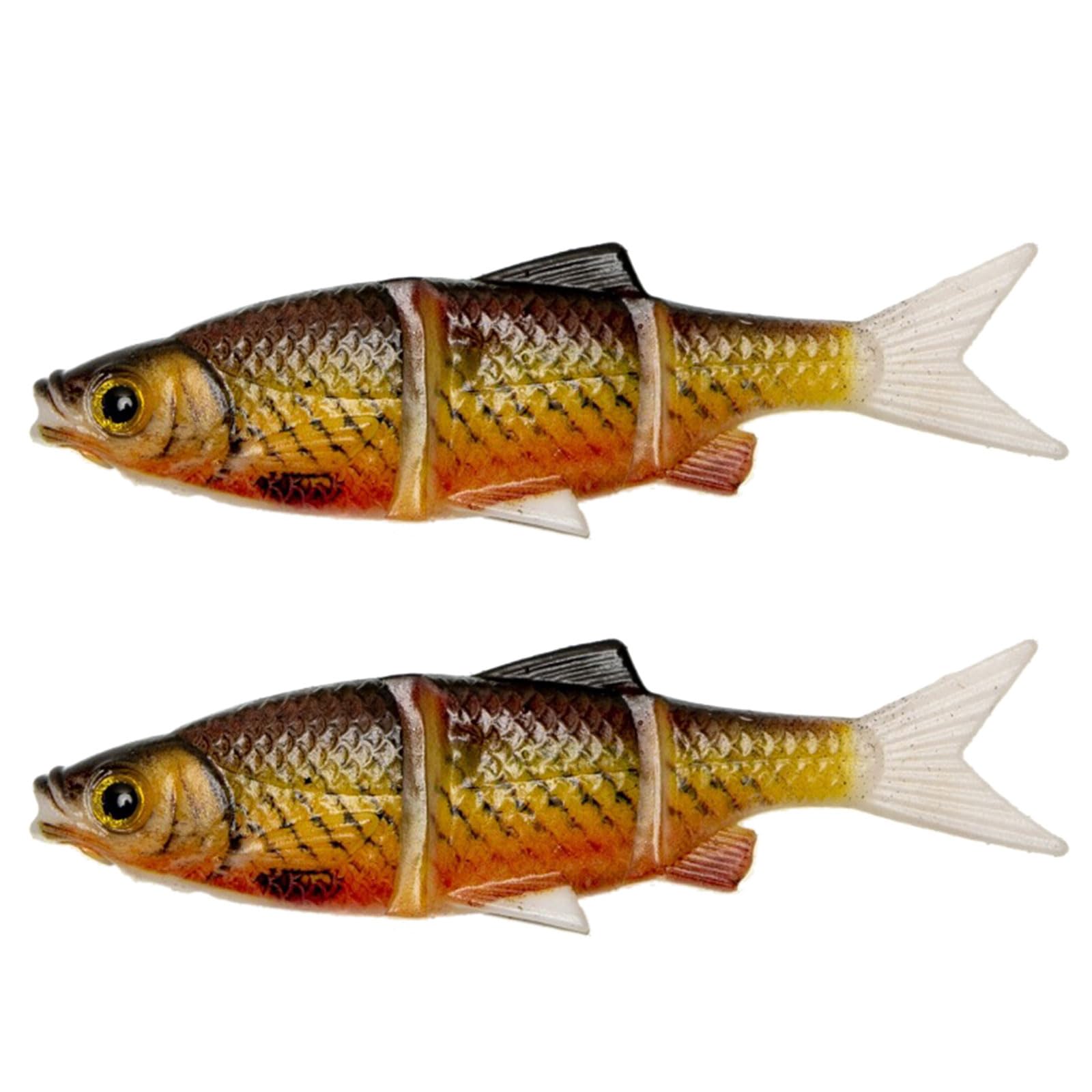 Appâts de pêche, 2 pièces leurres de pêche Multi-articulés coulants lents leurres de Natation appâts Souples artificiels leurres de pêche en eaux Douces en eaux salées(TF03)