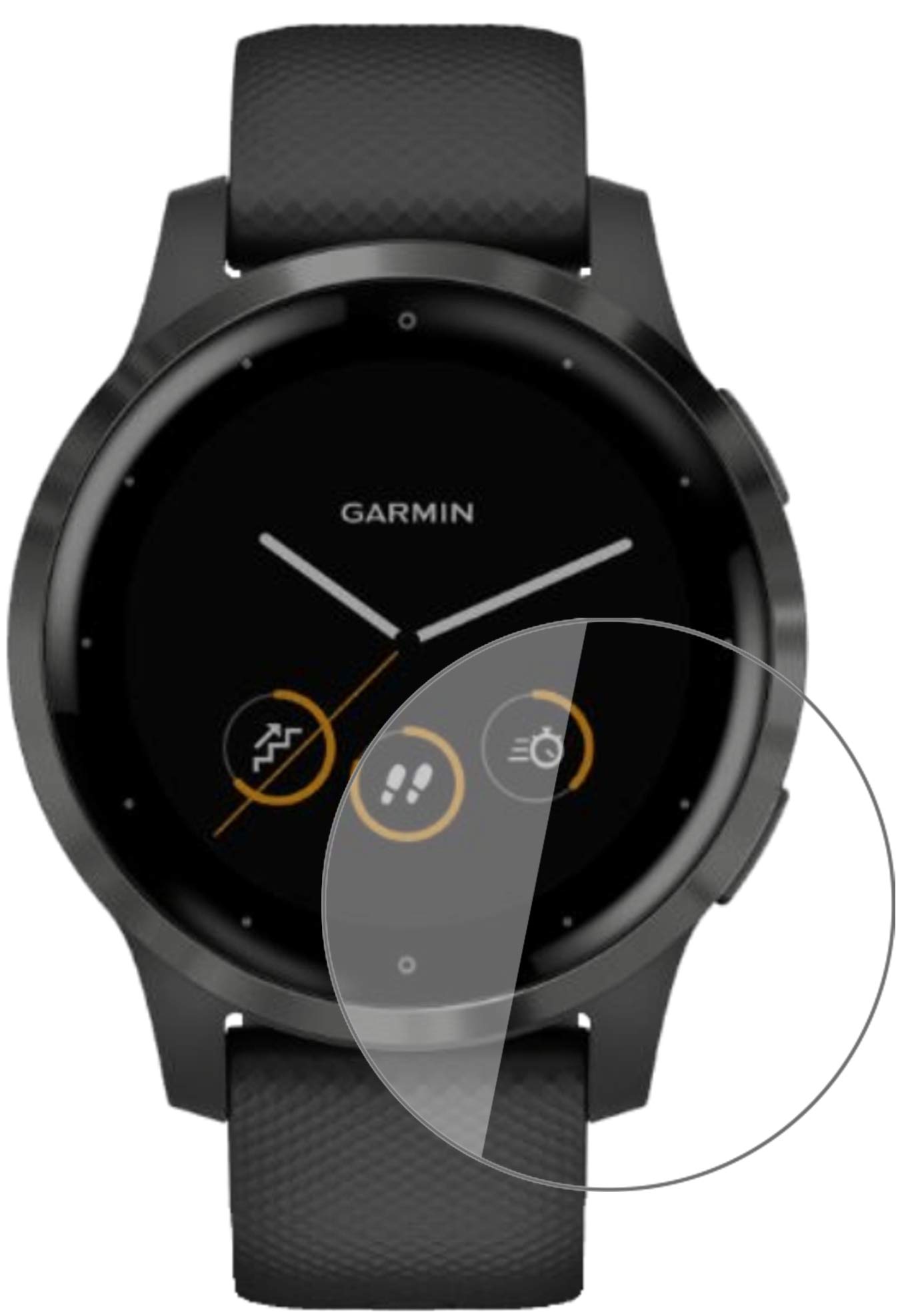 dipos I Protezione Vista Compatibile con Garmin Vivoactive 4s (40mm) Pellicola Prottetiva Privacy 4 Modi