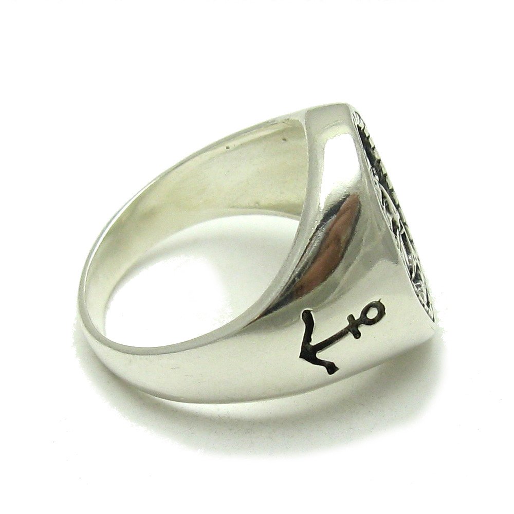 Sterling silber Herren Ring 925 Anker Empress Größe 52-74