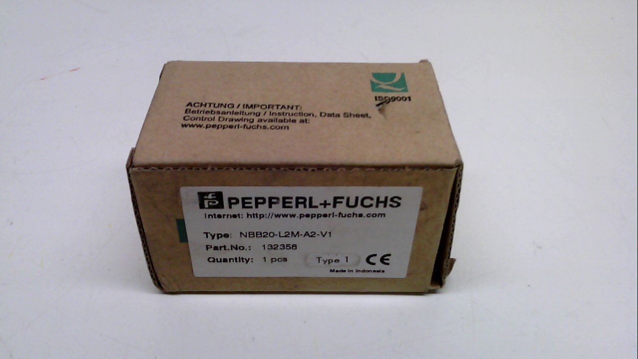 Pepperl Fuchs Nbb20-L2m-A2-V1, Inductive Sensor, 10-30 Vdc, 200Ma Nbb20-L2m-A2-V1
