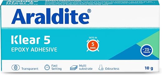Araldite 1543208 KLEAR 10g (5 minute transparent epoxy adhesive)