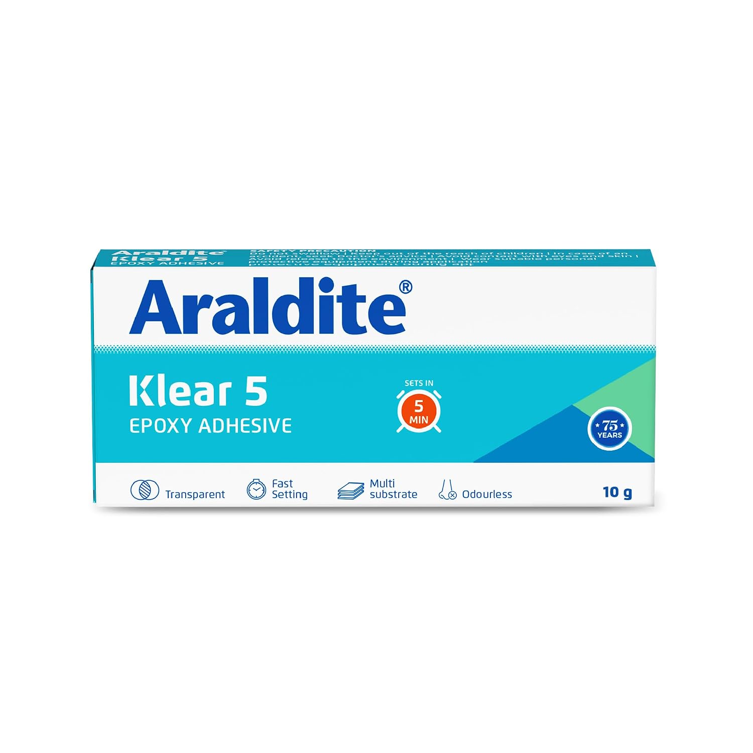 Araldite 1543208 KLEAR 10g (5 minute transparent epoxy adhesive)