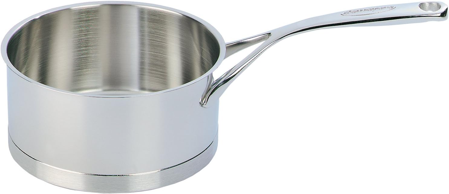 Demeyere Atlantis 7 Saucepan, 1.5 L, Silver, Stainless Steel, Polished, 1500g, No Lid