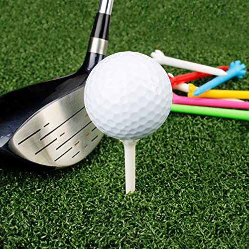 Kofull Golf Tees Plastic, 2 3/4 Inch Unbreakable Golf Tees Colorful Plastic Golf Tees With Claw（100 Count） #TOP6