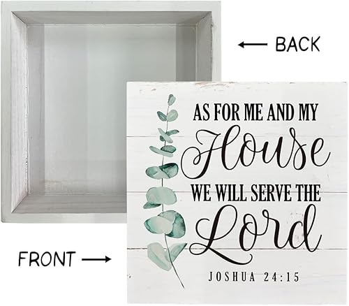 Miniatura 103 de Letreros de madera cristiana, versículo bíblico, filipenses 4:13 – I Can Do All Things Through Christ Who Strengthens Me, decoración de mesa