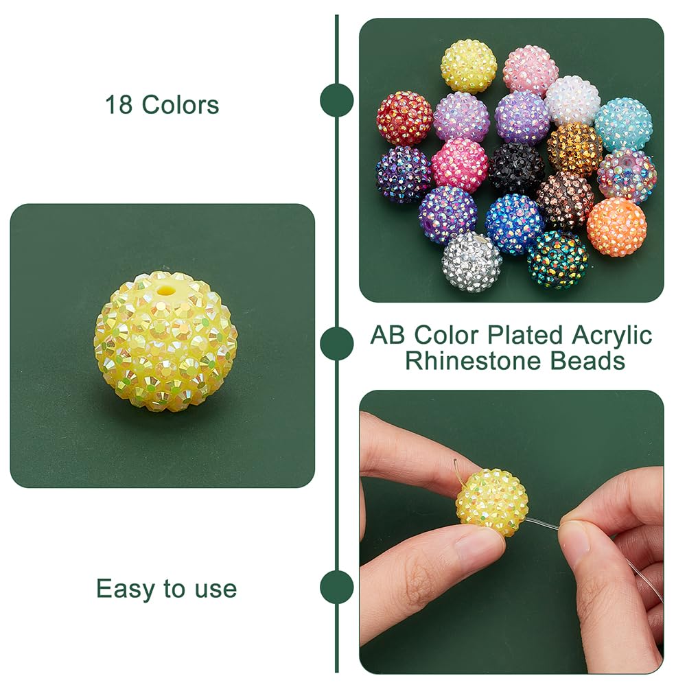 Amazon.co.jp: PH PandaHall アクリルビーズ ビーズ 大 85個セット 
