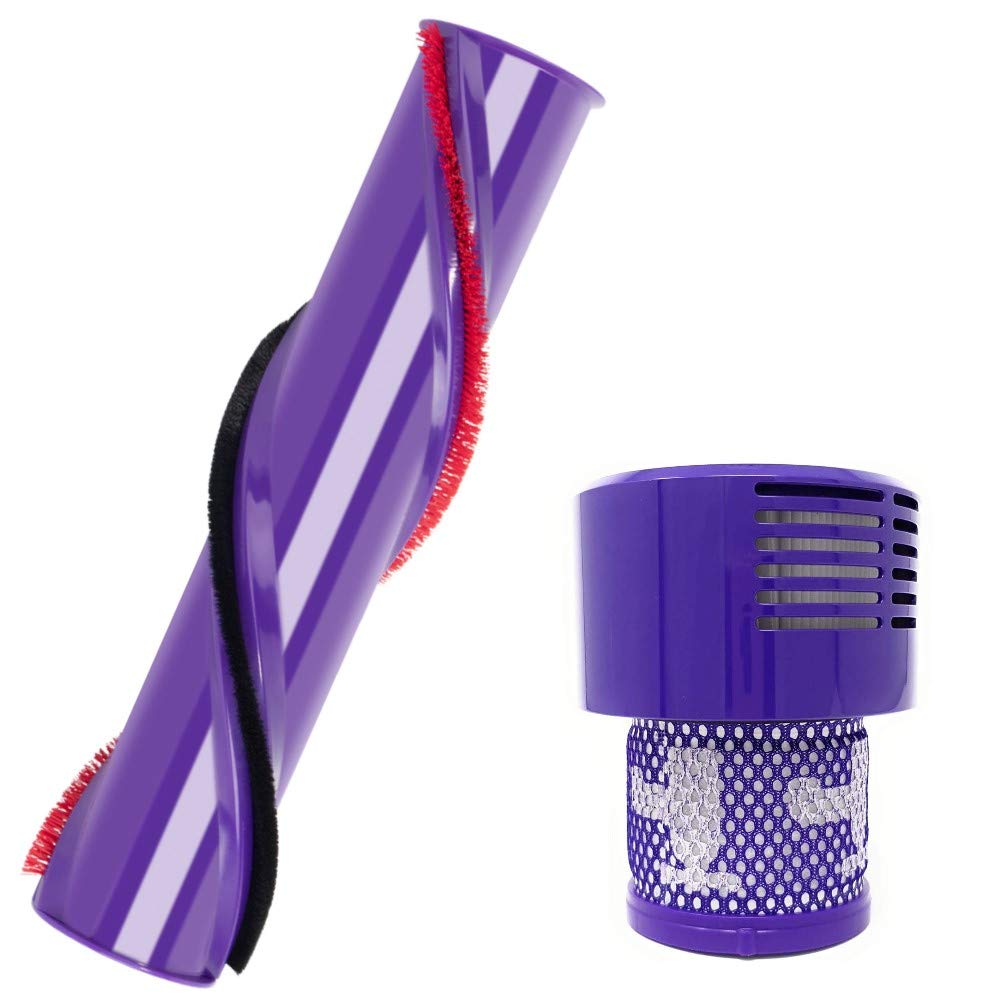 Find A Spare Direct Drive Type Roller Brush Bar & Hepa Filter For Dyson V10 Total Clean Absolute Cyclone Alternative to 969082-01 | 969569-01