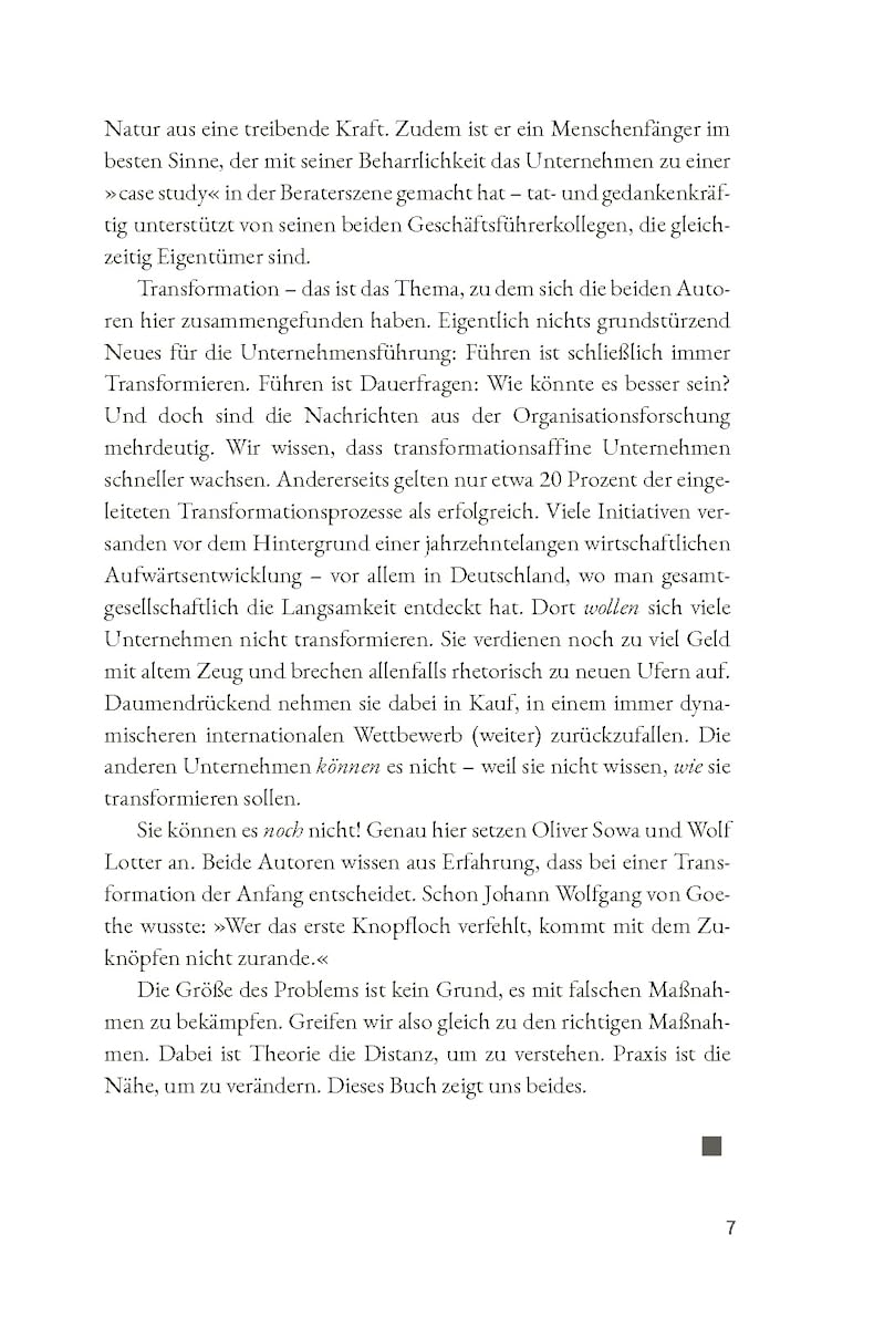 Transformation: Theorie und Praxis für die Führung. Wie bewusster Wandel neue Chancen eröffnet und stabile Orientierung in einem sich rasant verändernden Wettbewerbsumfeld bietet (Haufe Fachbuch)