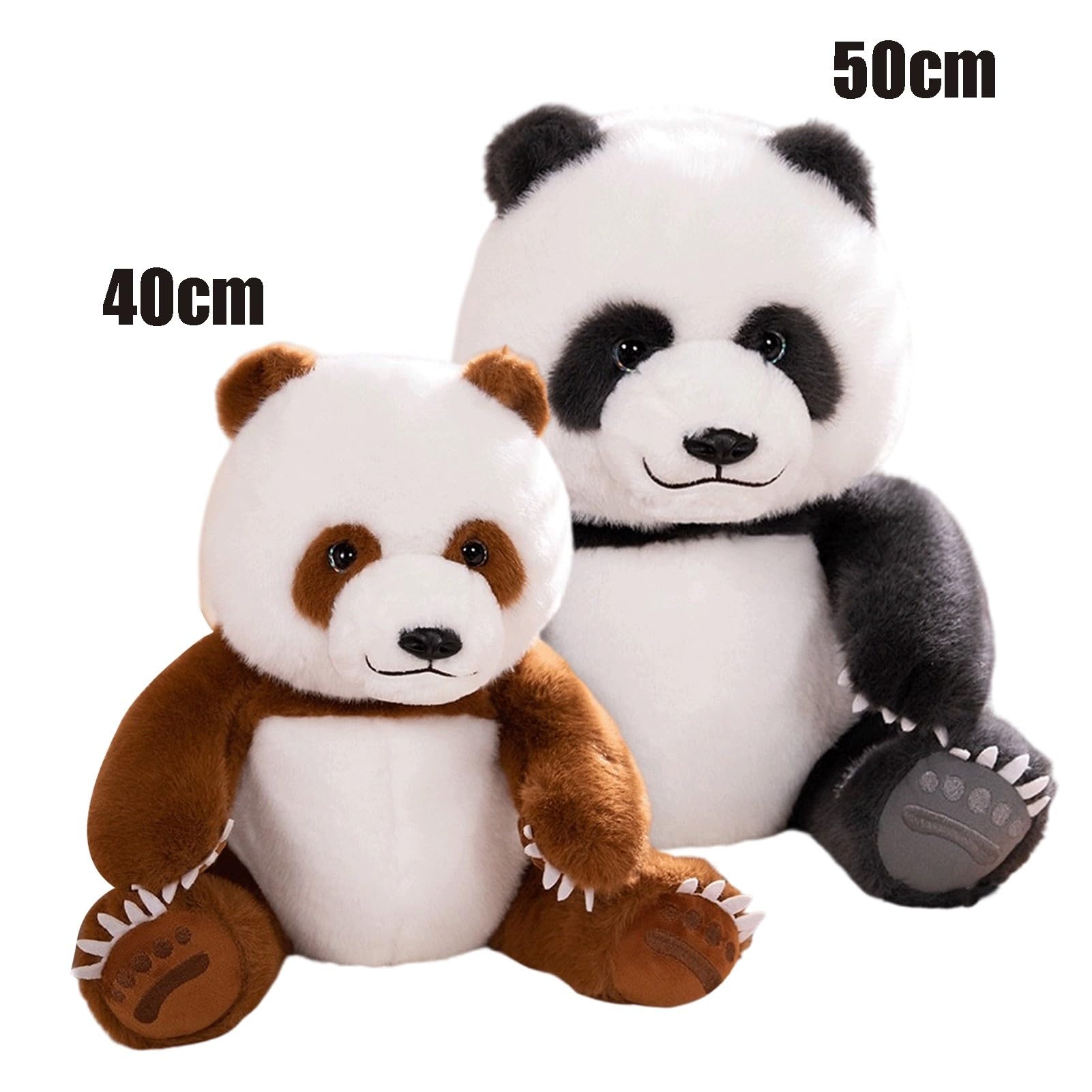 Realistyczna pluszowa zabawka panda, milutkie i realistyczne pluszowe zwierzątko