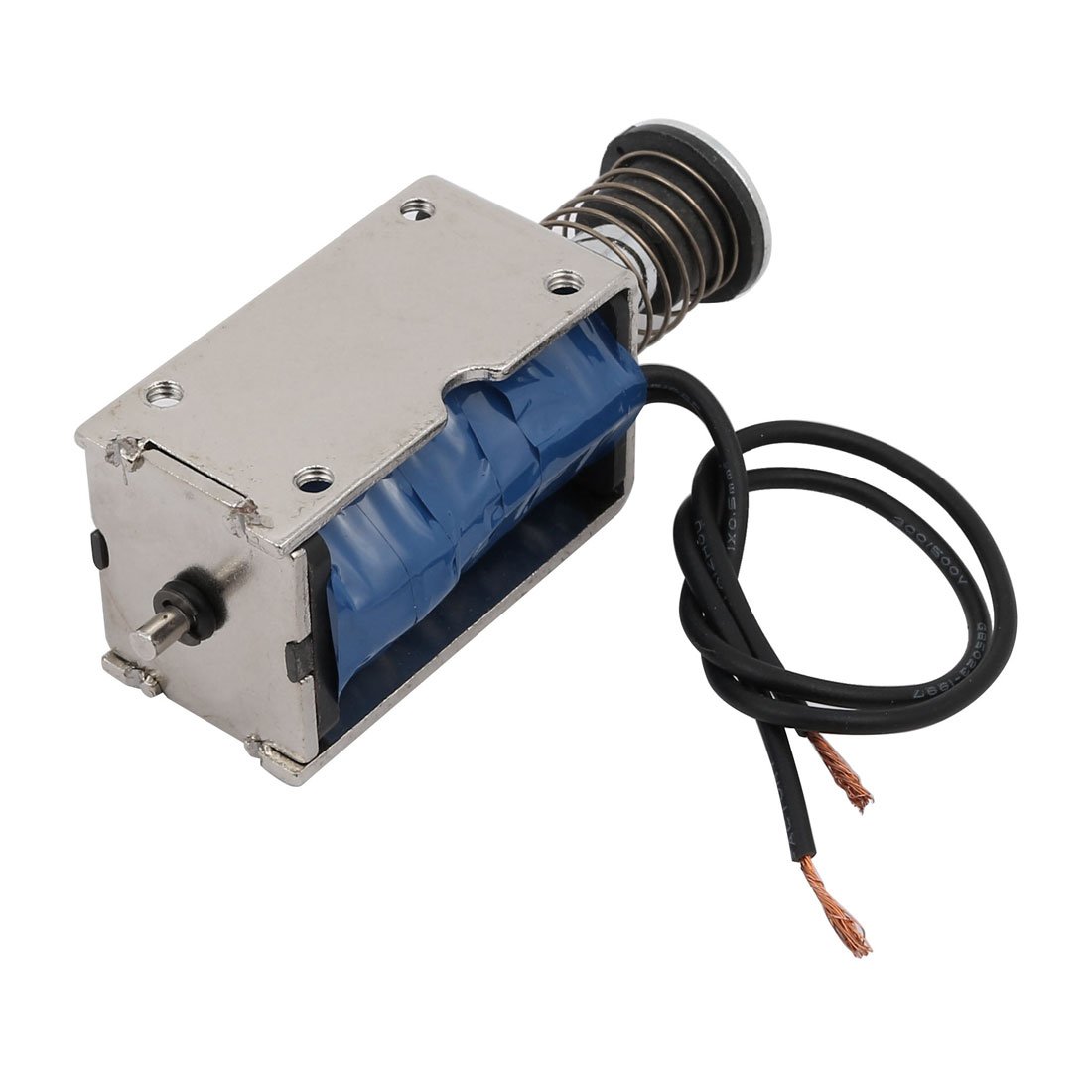 Aexit DC12V 400mA Control electrical 10mm Stroke 45N Force Push Pull Type Frame DC Solenoid Electromagnet Magnet JF-Z05
