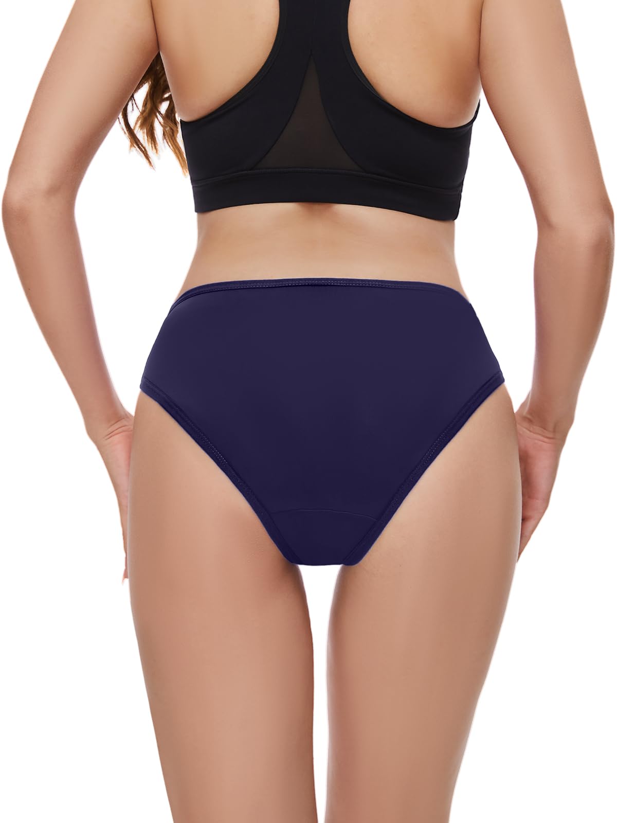 Traje de baño de época a prueba de fugas, parte inferior de bikini menstrual, impermeable, UPF 50+, traje de baño para adolescentes, niñas y mujeres