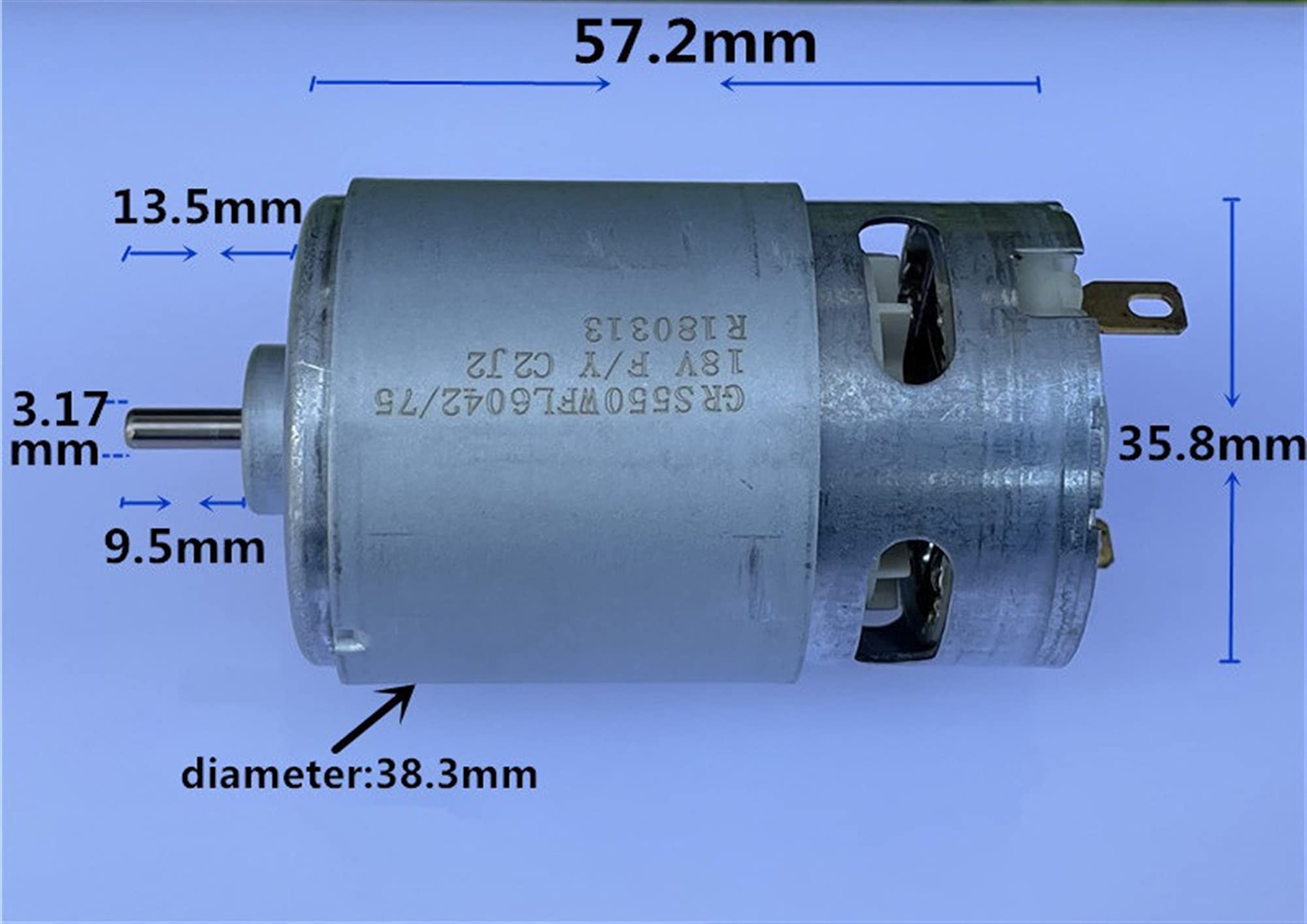 Amazon.co.jp: zxxin-電気モーター 高速550 DC.モーター、18V 16000RPM
