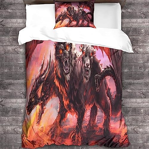 Housse de couette Shanhaijing monstres giant beast lit microfibre - 4