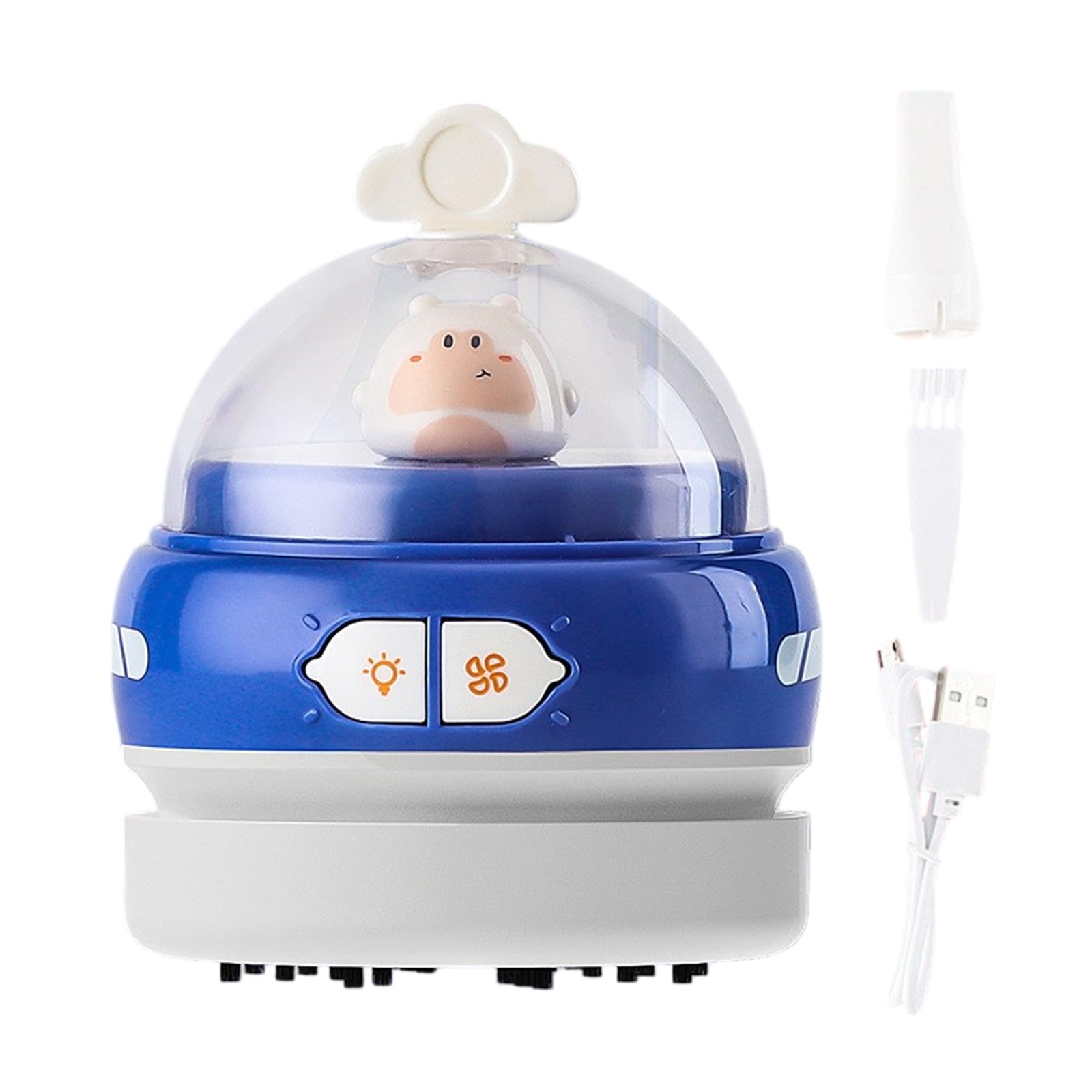 CUNZJIA Compact Desktop Vacuum with Powerful Suction Light Weight Extractor for and Debris Easy to Use