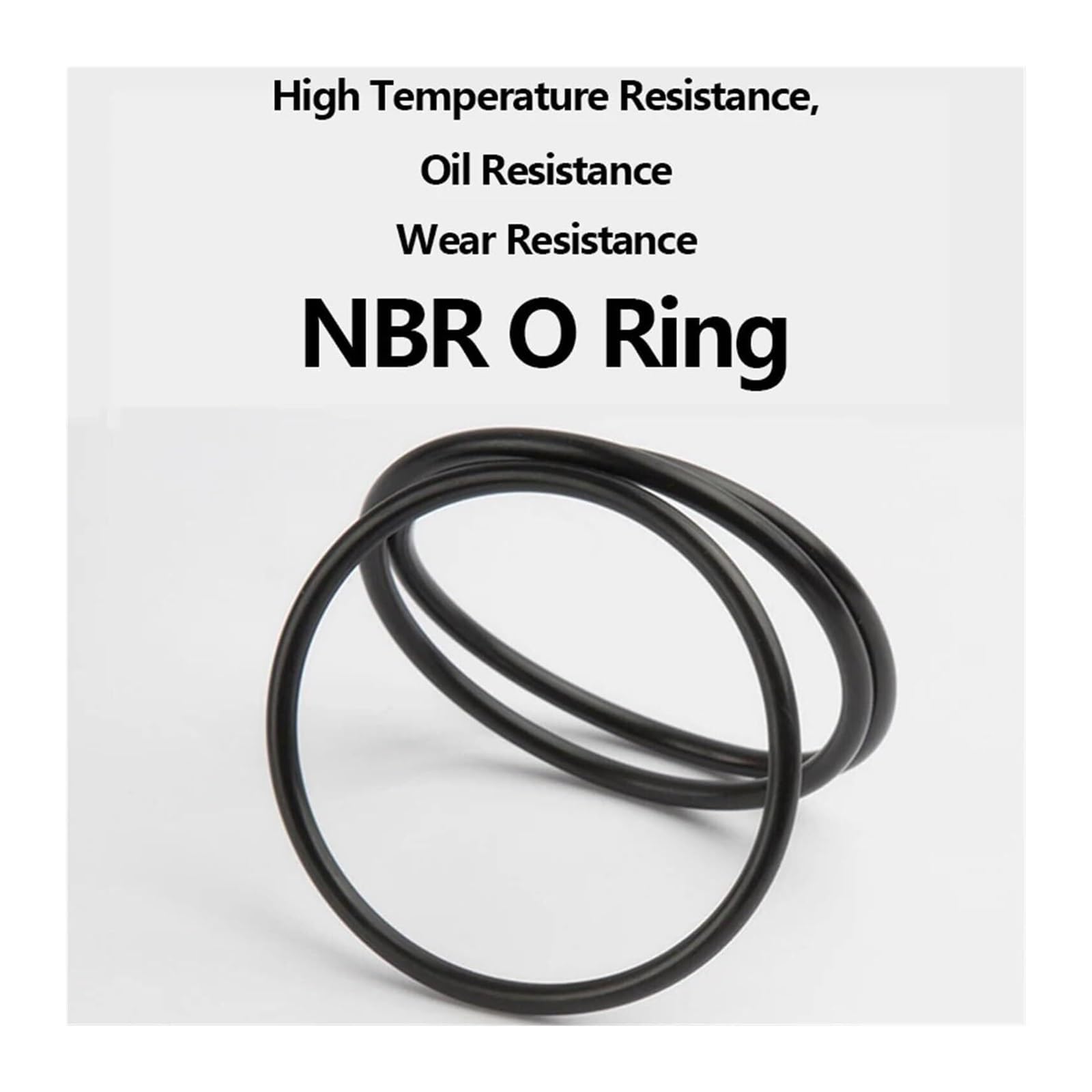 100 szt., 90 twardości NBR O-ring, CS 1,78mm, pierścień uszczelniający z gumy nitrylowej, okrągła podkładka uszczelniająca typu O odporna na olej(ID 31.47MM-1.78MM)