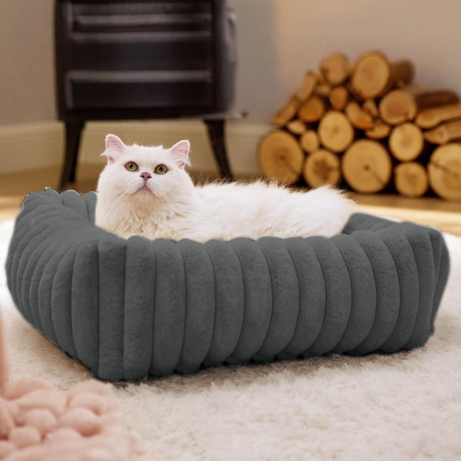 Colchoneta Cama Gatos Sofá Mascotas Almohadilla Suave Confortable | Colchoneta Cama Lavable Desmontable Para Gatos Casas De Mascotas, Patio, Hogar, Apartamento, Salón, Dormitorio, Oficina,