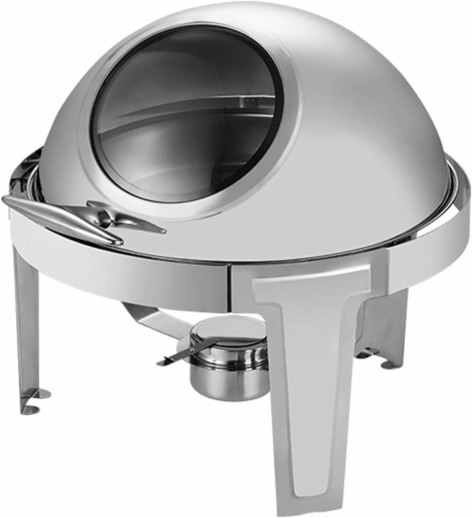 Configuration de buffet de bouilloire chaude en acier pour une table élégante