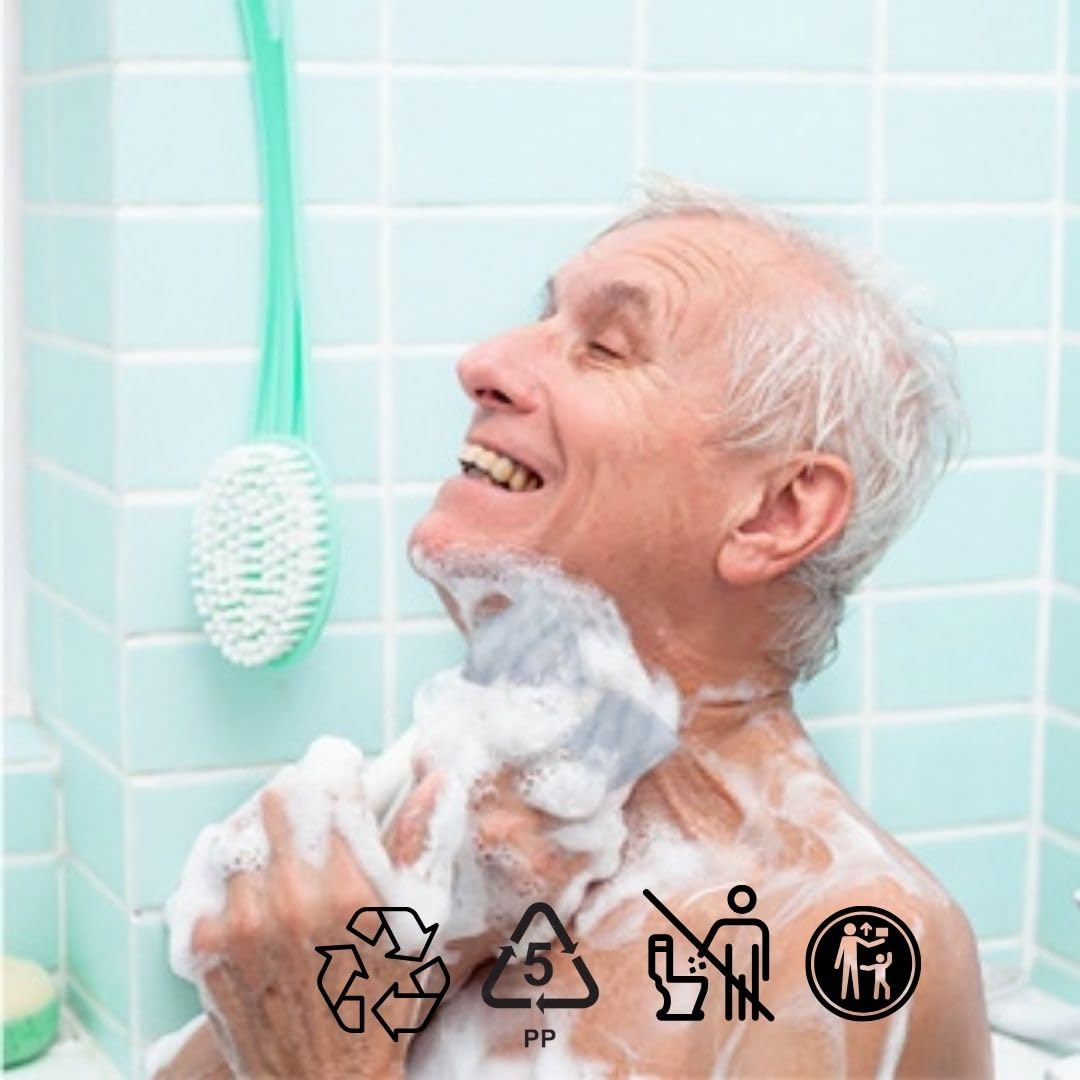 Obulco Belleza - Esponjas Jabonosas Desechables de un Solo Uso - Esponjas de Baño con Gel de Aloe Vera Dermatológico Hipoalergénico - Uso Adulto Bebé y Niño Sin Apena Agua - 20 unidades