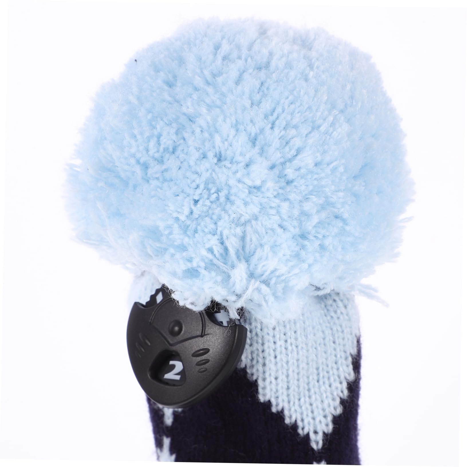 POPETPOP 3stücke Schlägerhaube Aus Gestricktem Stoff Hybrid-schlägerhaube Schlägerkopfbedeckungen Hellblau
