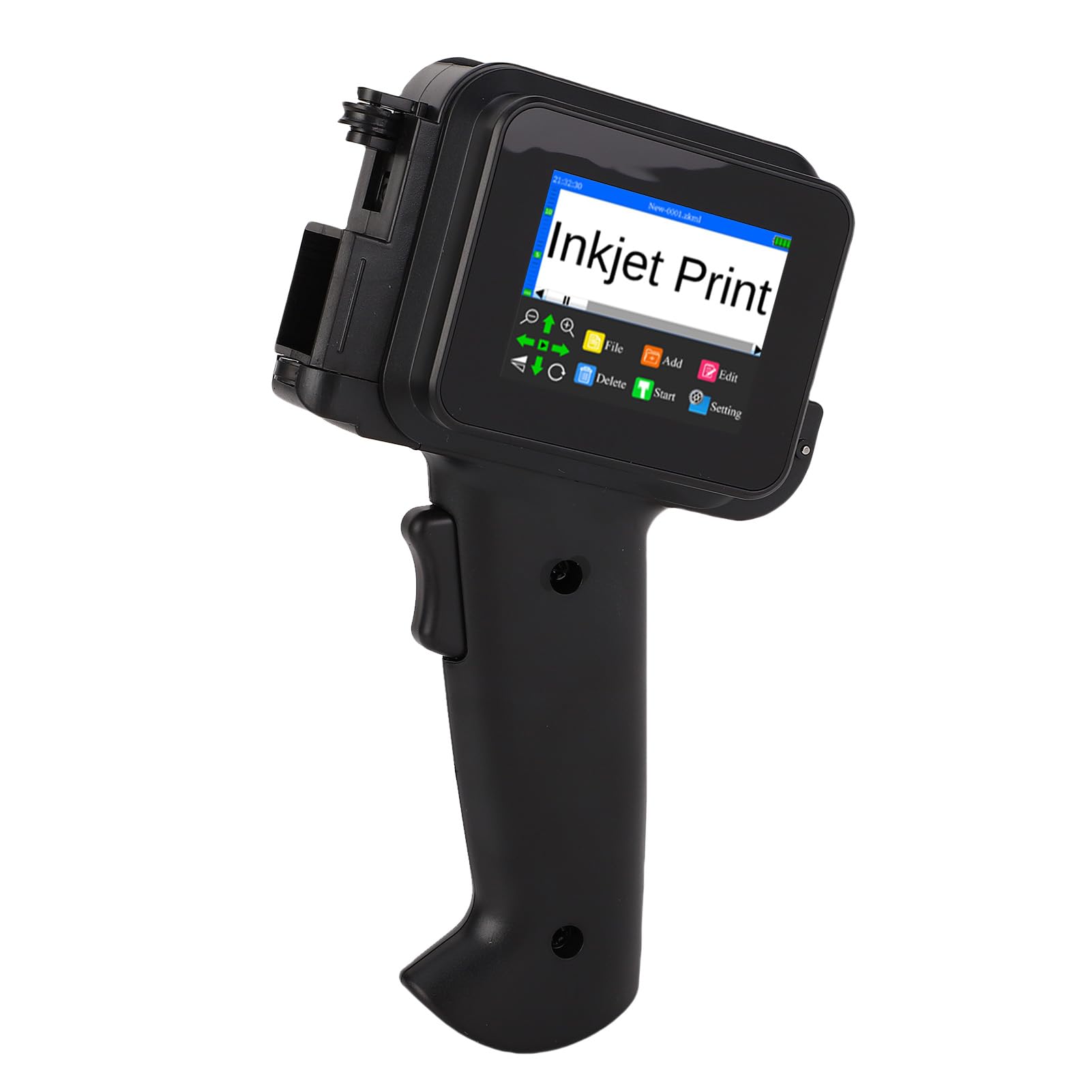 Aramox Stampante a Getto d'Inchiostro Portatile, Stampa Portatile con Inchiostro Ad Asciugatura Rapida da 600 DPI per Etichette di Grafiche su Legno e Tessuto