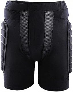 BESPORTBLE Roupas De Esqui Terno De Esqui Para Crianças Shorts Esportivos Shorts Infantis Calções De Patinação Equipamento De Proteção Adulto Criança Preto Equipamento De Proteção Quadris