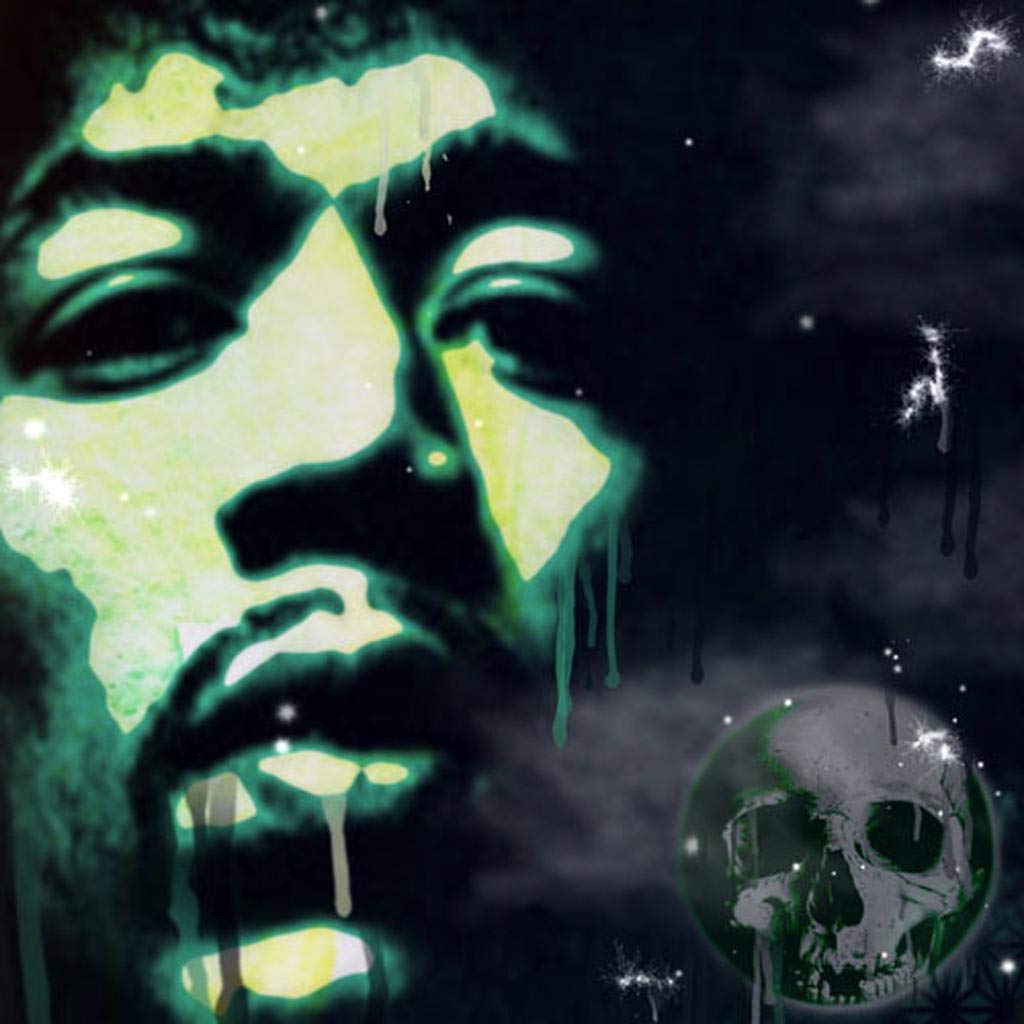 Purple Haze by Derek Royal Jimi Hendrix RIP Semi-Gloss Fine Wall Art Print