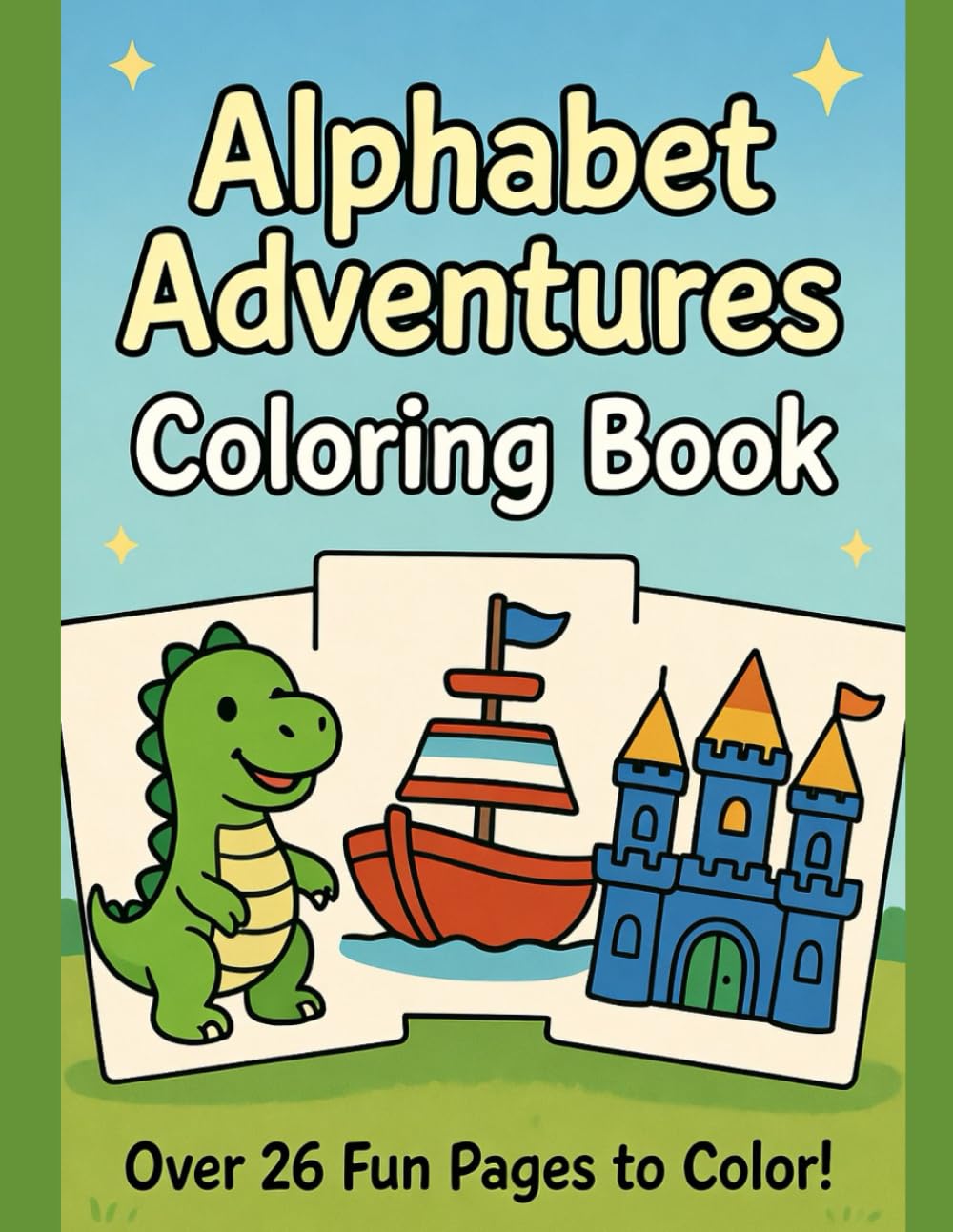 Color Me Creative: An Alphabet Book: My First ABC Coloring Book