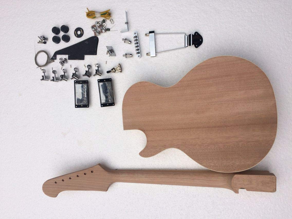 Kit guitare électrique jazz semi-creux avec toutes les pièces