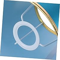 Vista 7 de DOITOOL Pantalla de tela tambor pantalla lámpara lámpara lámpara tambor negro lámpara colgante pared portavelas mini lámpara de mesa clip