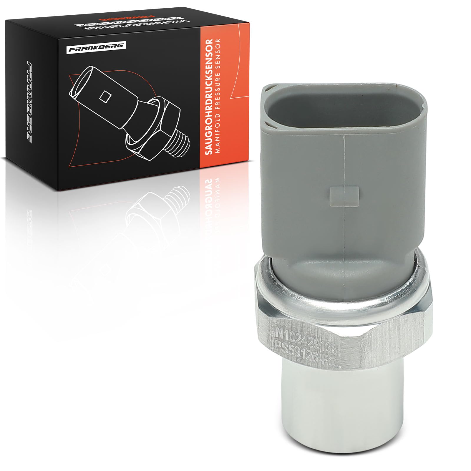 Frankberg Druckschalter Drucksensor 3-Polig Kompatibel mit A2 8Z0 A4 8E2 8EC A6 4B2 A8 4E2 4E8 Allroad 4BH Exeo 3R2 P.a.s.s.a.t 3B3 Replace# 8E0959126