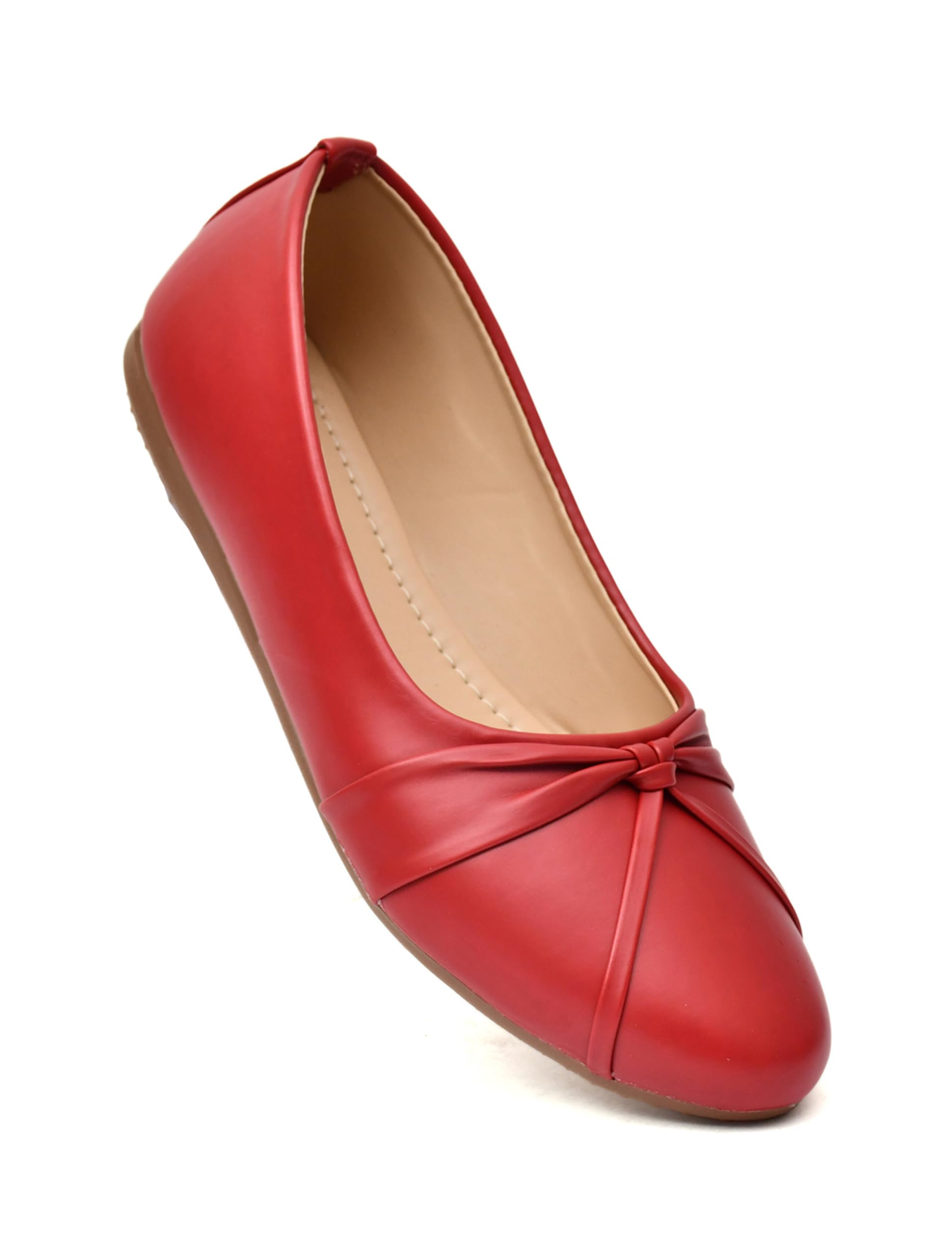 Rasgulla Women's Bellies Flats | Stylish Slip-On Ballerina Shoes for Daily, Office & Casual Wear | Lightweight Comfortable TPC Sole