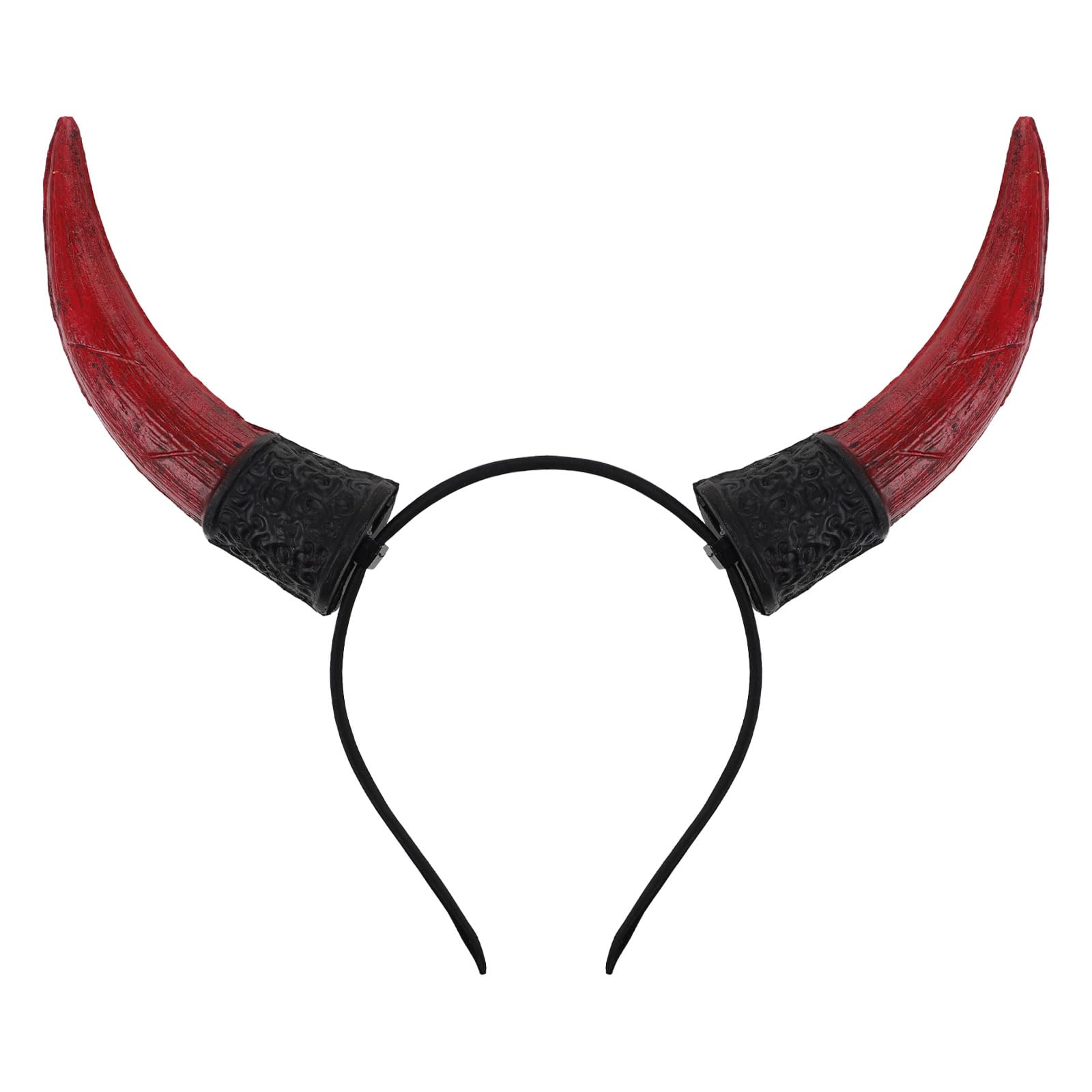 Moonlove Bull Horn Fancy Dress Headband Halloween Viking Devil Hair Hoop