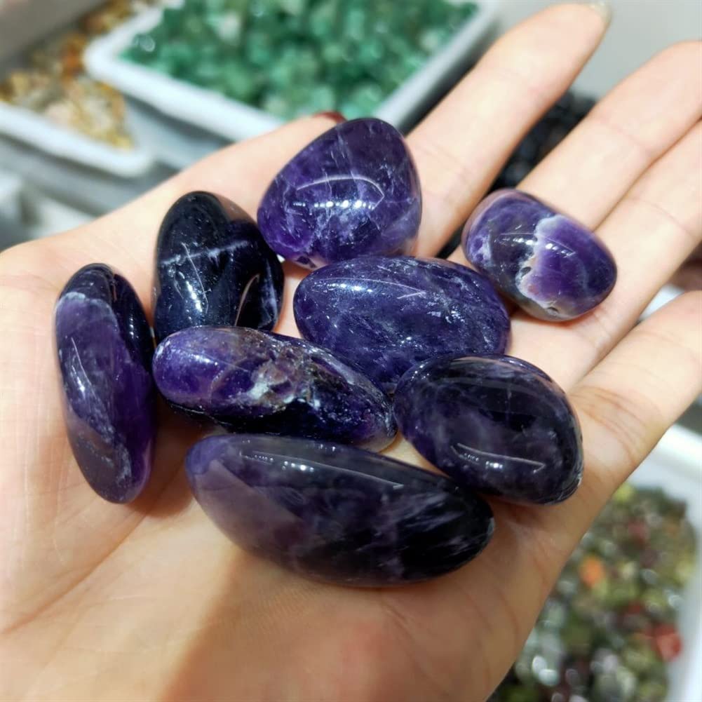 Cristal Natural sueño Amatista Grava Cuarzo Cristal Piedra espécimen for ChakraHome decoración pecera NaturalReiki Decoración Inicio Colecciones (Size : 200g)