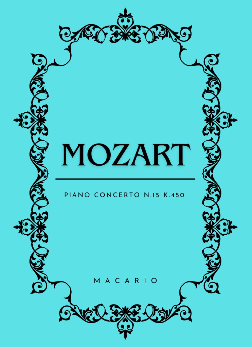 Mozart Piano Concerto N.15: Score for 2 Piano