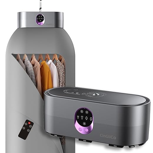 Portable Clothes Dryer, Clothes Dryer hold 9-12 Items, With Time Setting、Remote Control, Portable Dryers For Laundry, Apartments, RV, Travel, Low noise、Energy Saving、 Wrinkle Resistant