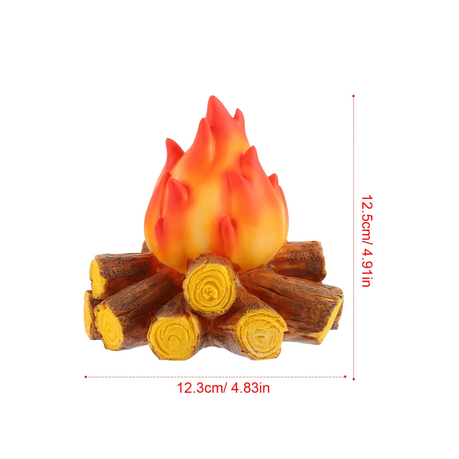 Faux Feu De Camp En PVC, Modèle De Flamme Gonflable
