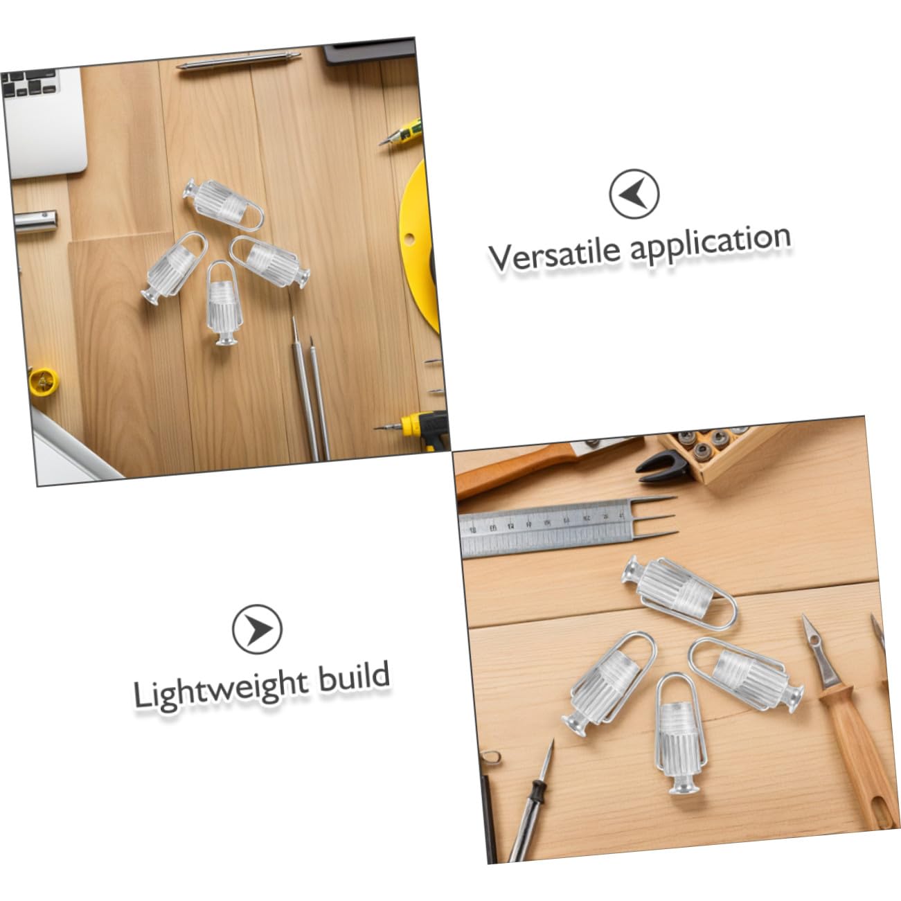 Cabilock 5stücke Wäscheleinenspanner für Draht und Seil aus Metall für Außenbereich Wäscheleinenversteller zum Wäschetrocknen im Garten und Reisen mit Spannmechanismus