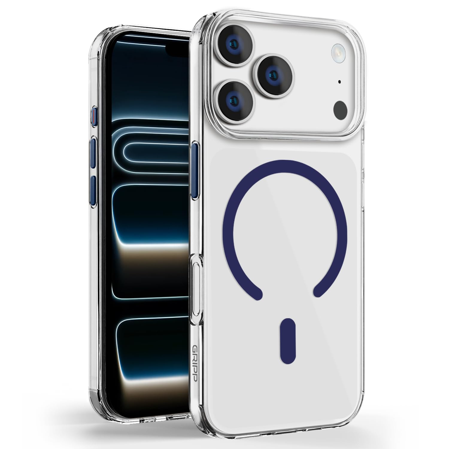 GRIPP Clear Xtreme Case Compatible with Mag-Safe for iPhone 17 Pro