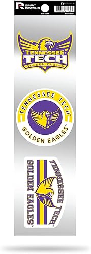 NCAA - Juego de calcomanías retro Spirit de 3 piezas