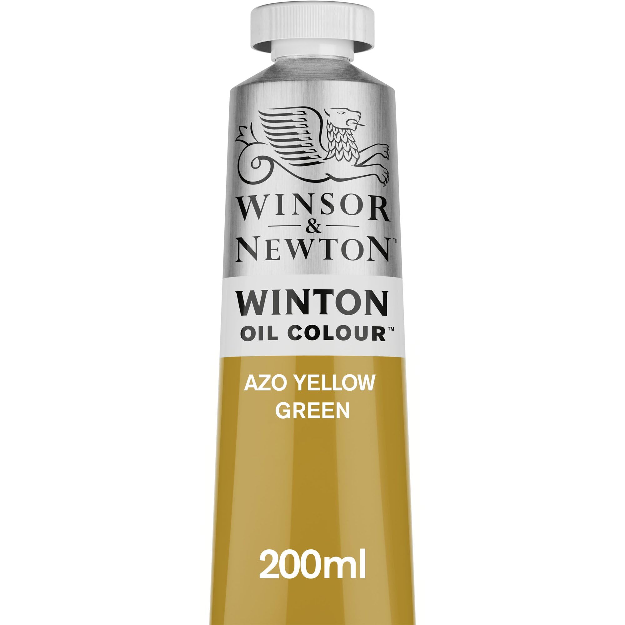 Winsor & Newton Winton Oil Paint 200ml Azo Yellow Green For Artists