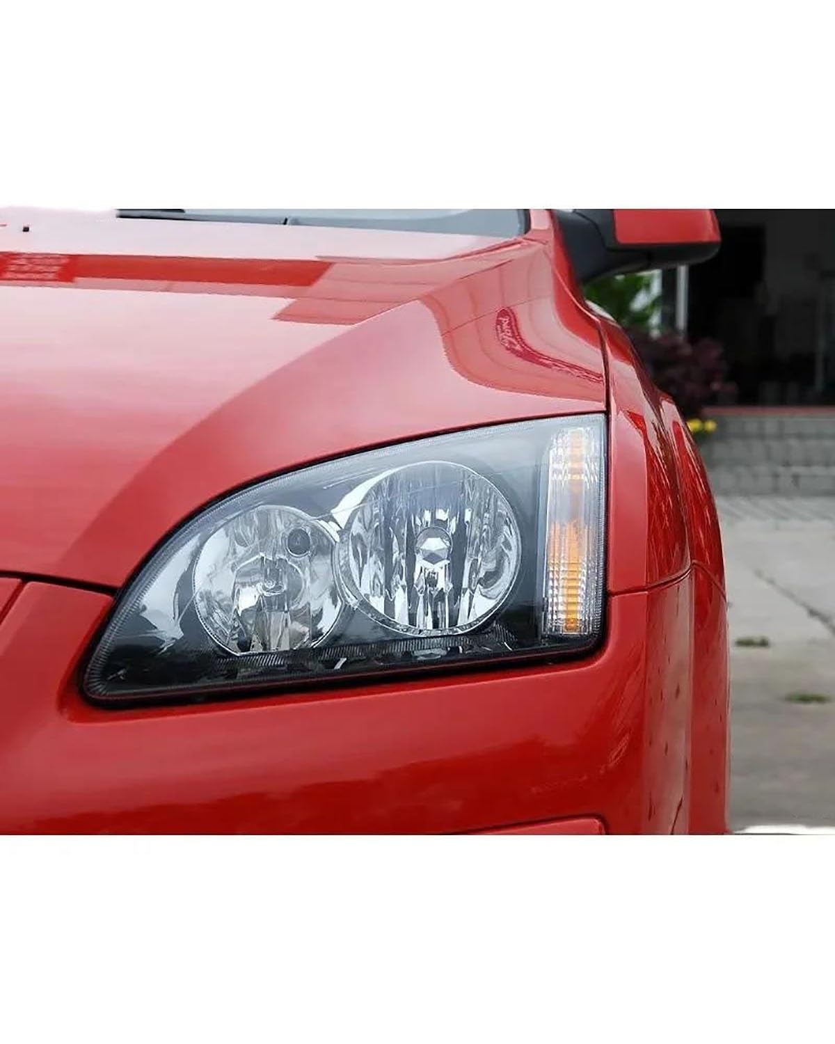 Conjunto Faros Delanteros Automóvil Para Ford Para Focus 2005 2006 2007 2008 Conjunto Faros Delanteros Coche Lámpara Luz Alta Luces Giro Luces Circulación Nocturna(White left side)