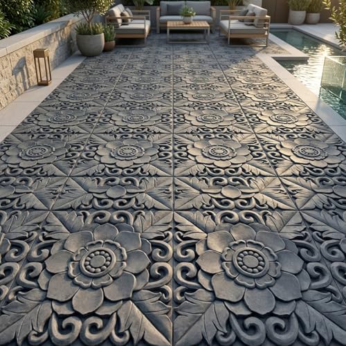Moldes para adoquines de hormigón y formas de cemento para caminos de jardín 5