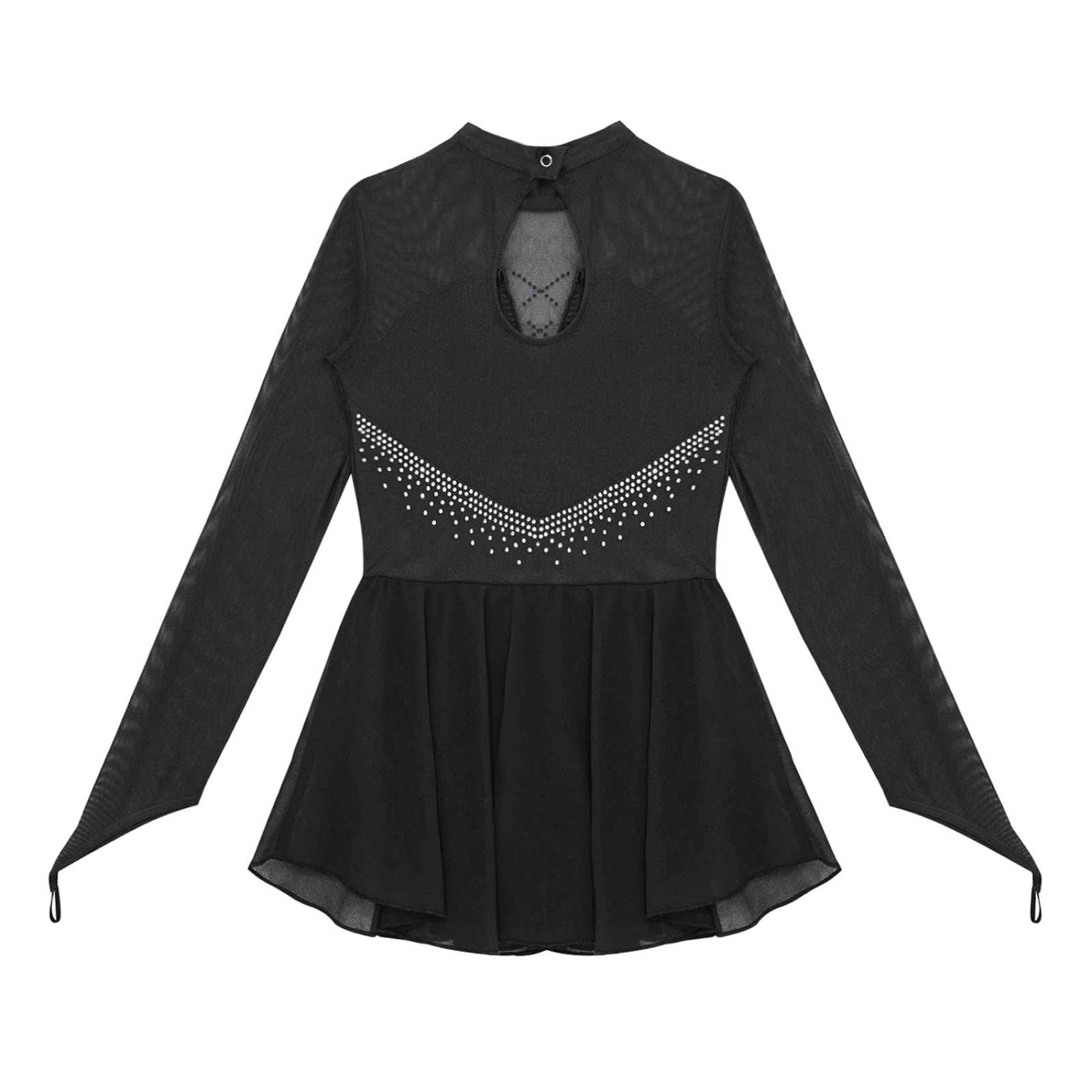 Patinage Artistique Robe Enfant Fille Robes De Ballet Pailletée Robe De Roller Robes De Danse sur Glace Tenue De Danse De Compétition